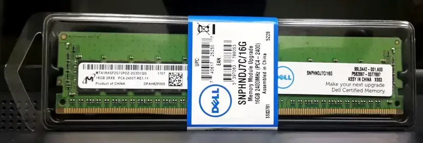 Dell 서버용 DDR4-2400T 16GB(SNPHNDJ7C/16G)